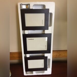 Crate&Barrel Brown Photo Frame Set